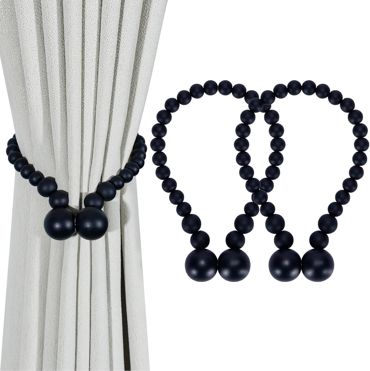 Magnetic Curtain Tiebacks