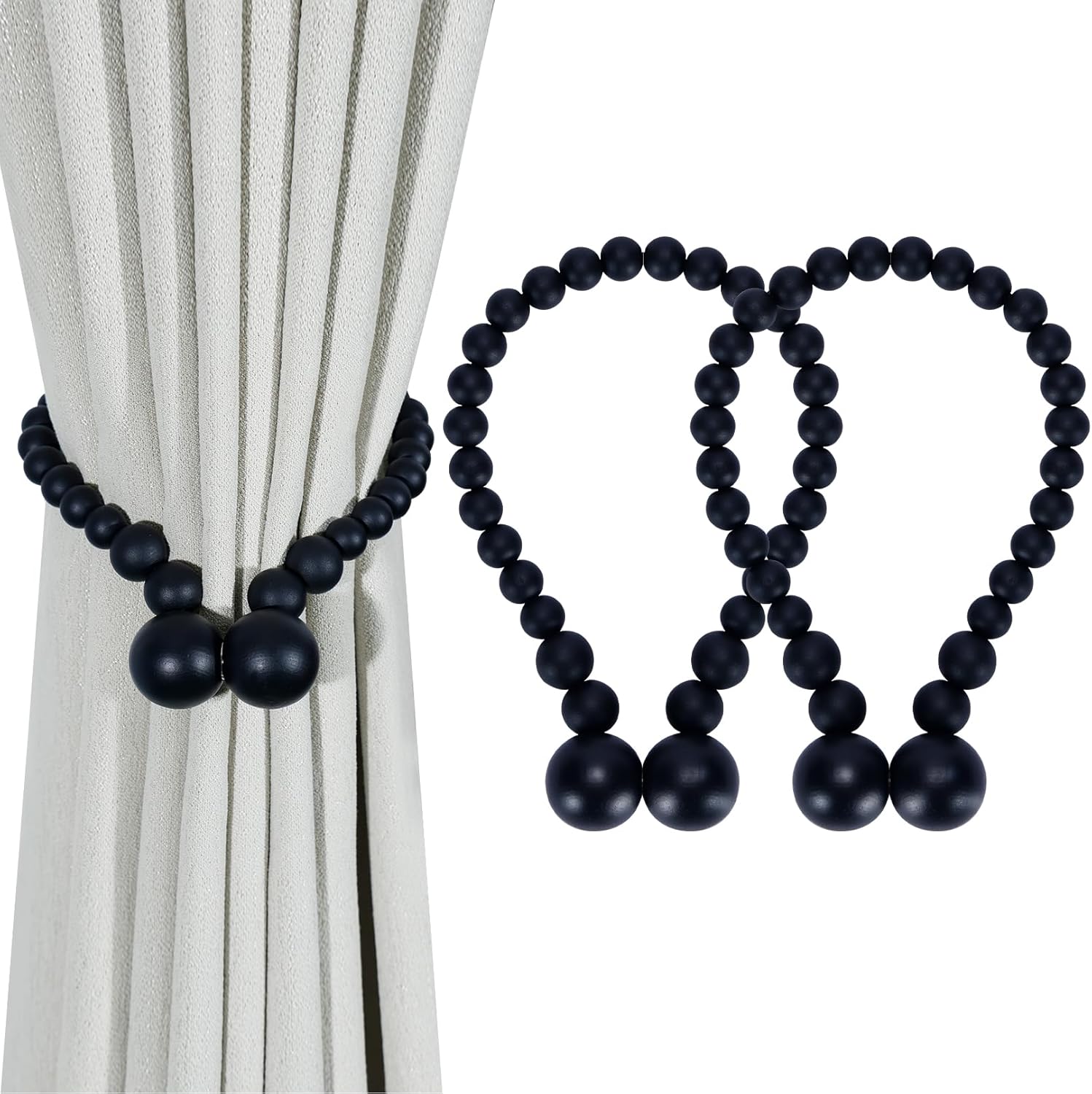 Magnetic Curtain Tiebacks