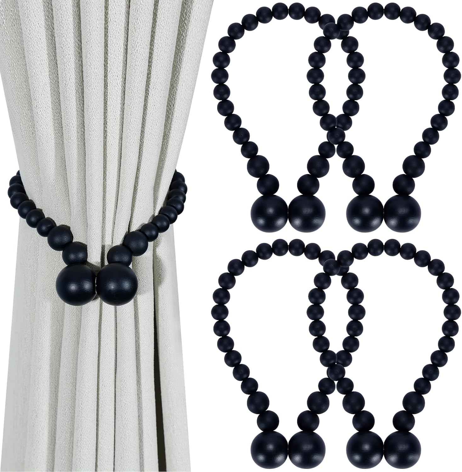 Magnetic Curtain Tiebacks