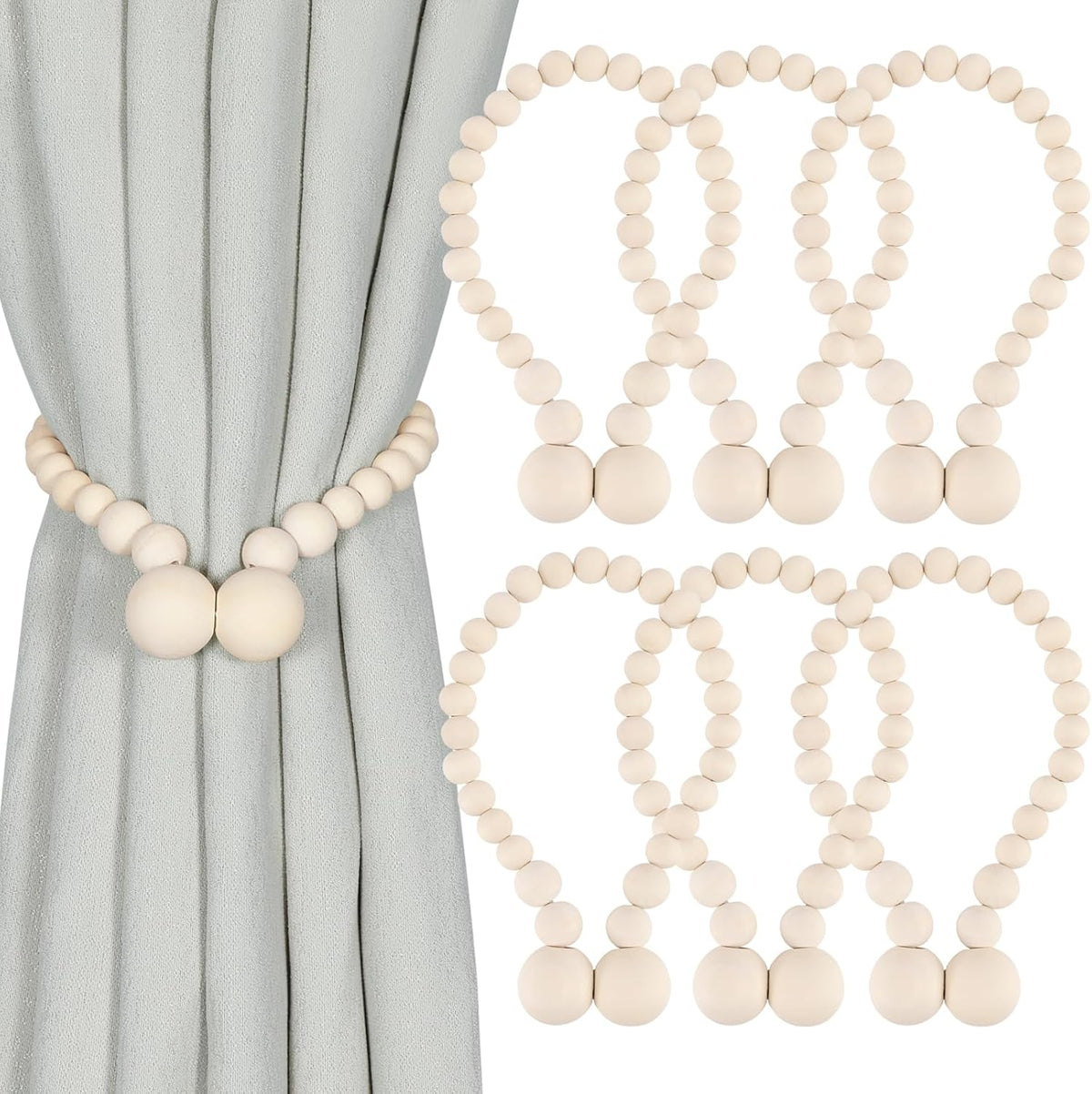 Magnetic Curtain Tiebacks