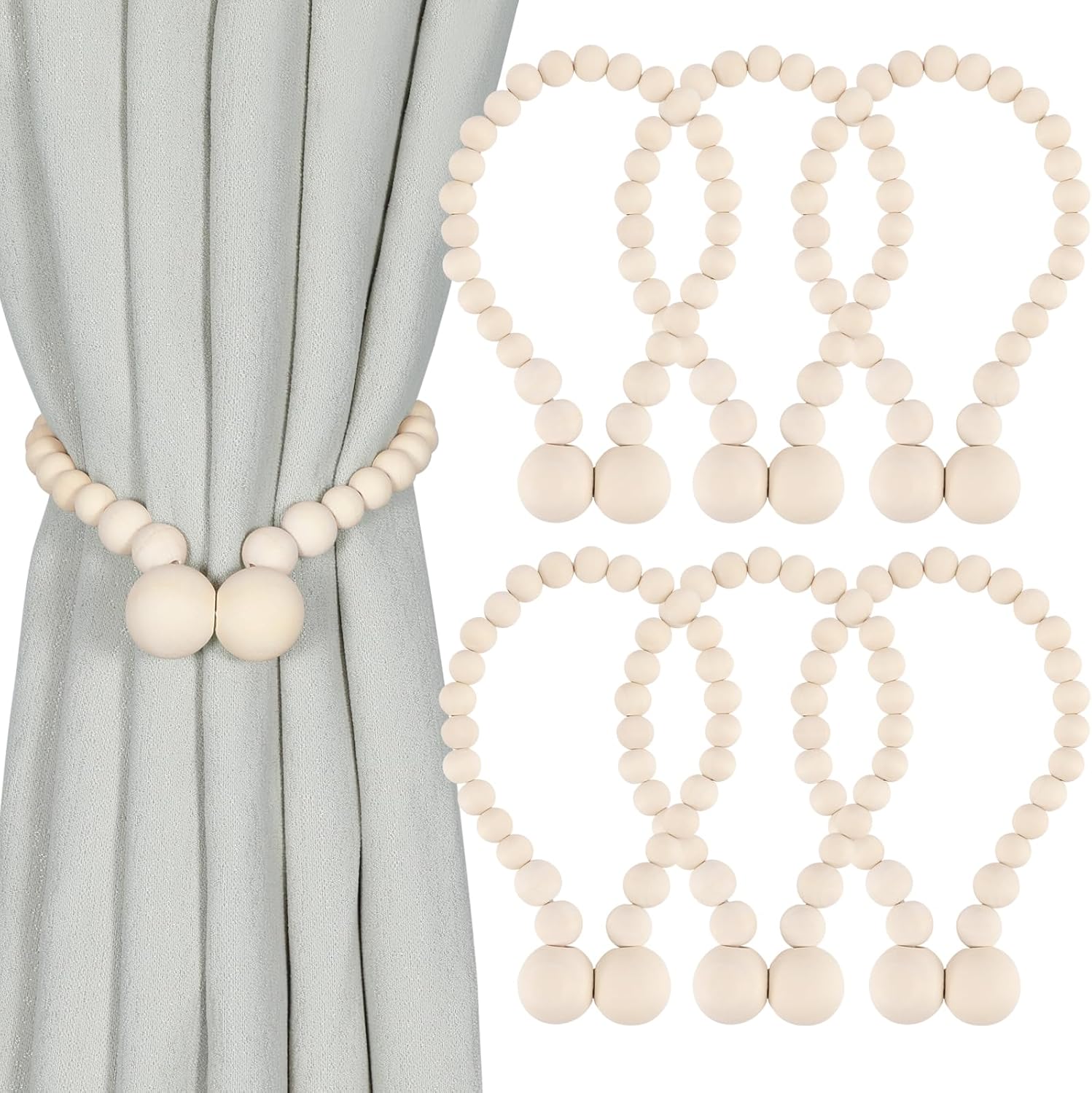 Magnetic Curtain Tiebacks