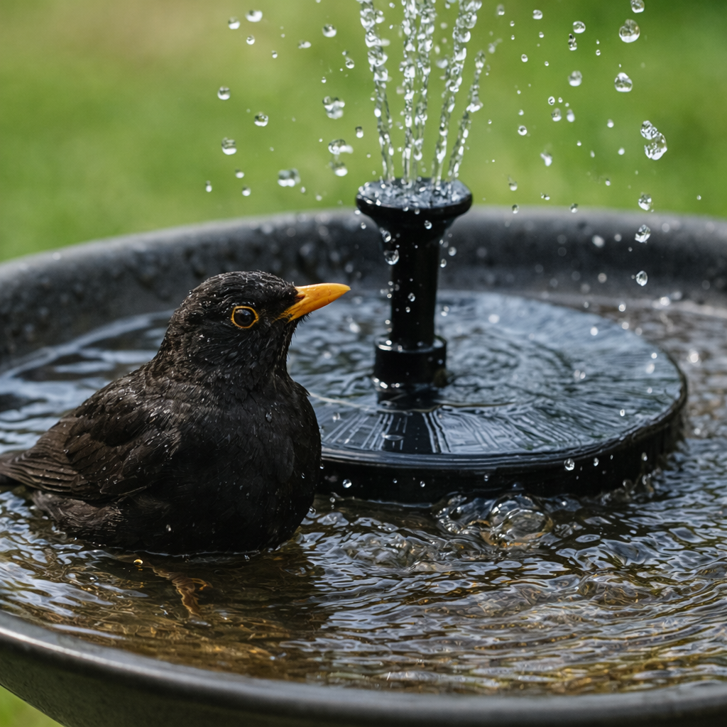 TAILEDEN™ Solar Garden Fountain – Eco-Friendly Outdoor Water Feature