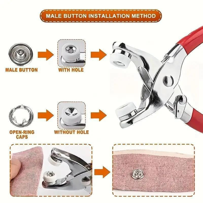 SnapForge Button Repair Snap - Fastener Kit