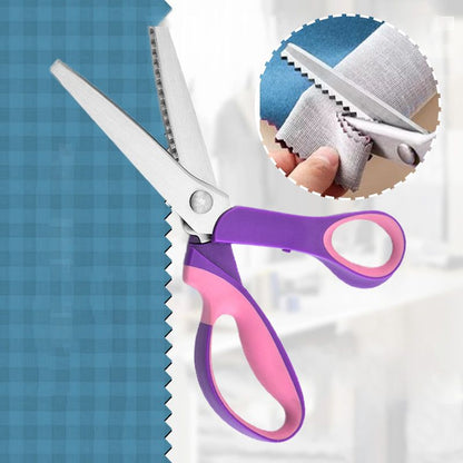 ⏳LAST DAY SALE ONLY $16.99!!🎉48K+ Sold ✂️Multipurpose Pinking Shears Serrated Scissors