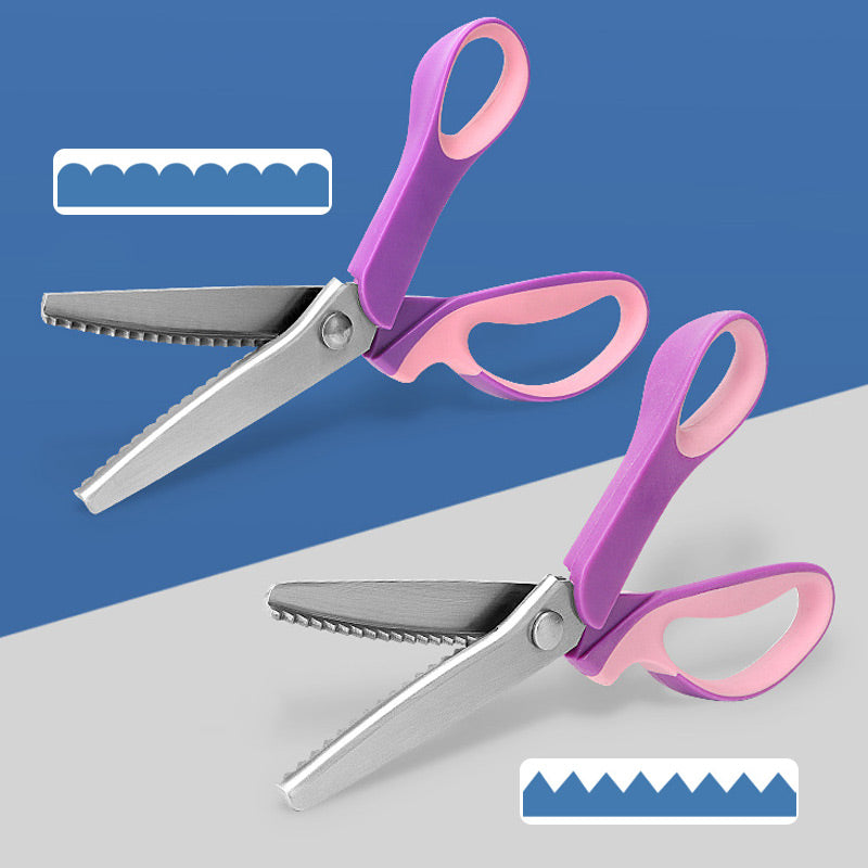 ⏳LAST DAY SALE ONLY $16.99!!🎉48K+ Sold ✂️Multipurpose Pinking Shears Serrated Scissors
