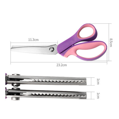 ⏳LAST DAY SALE ONLY $16.99!!🎉48K+ Sold ✂️Multipurpose Pinking Shears Serrated Scissors