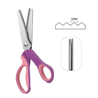 ⏳LAST DAY SALE ONLY $16.99!!🎉48K+ Sold ✂️Multipurpose Pinking Shears Serrated Scissors