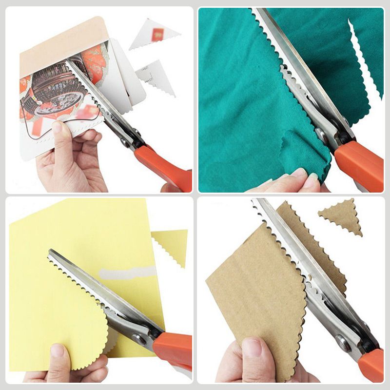 ⏳LAST DAY SALE ONLY $16.99!!🎉48K+ Sold ✂️Multipurpose Pinking Shears Serrated Scissors