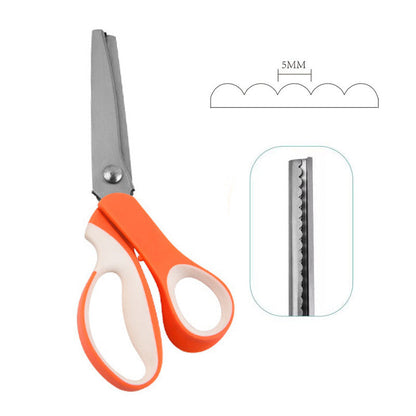 ⏳LAST DAY SALE ONLY $16.99!!🎉48K+ Sold ✂️Multipurpose Pinking Shears Serrated Scissors