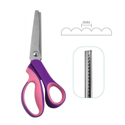 ⏳LAST DAY SALE ONLY $16.99!!🎉48K+ Sold ✂️Multipurpose Pinking Shears Serrated Scissors